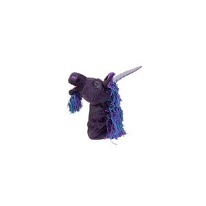 Unbranded Homemade? Ooak Unicorn Hand puppet Purple‎ Iridescent Horn  Yarn Mane